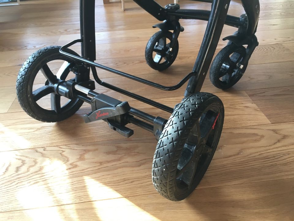 Kinderwagen Buggy Hartan Racer GT schwarz grau / beige in Köln