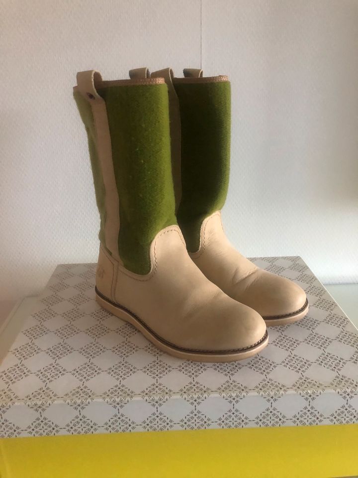 Witty Knitters Stiefel Frühling 37 beige grün in Löhne