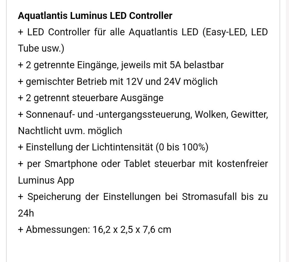 Aquatlantis LED Marine & Reef Led Bar 145cm Meerwasser Led Leiste in Dassel