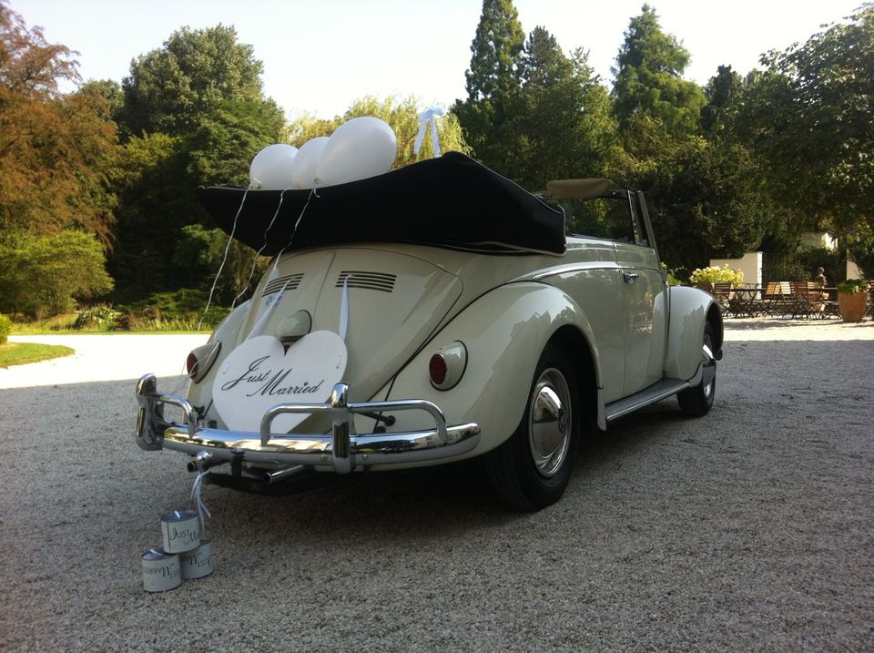 Vw Käfer Cabrio Brautauto Hochzeit Brautwagen in Grefrath