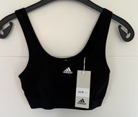 Adidas Bustier Oberteil Top S schwarz Jersey Crop Nordrhein-Westfalen - Lengerich Vorschau