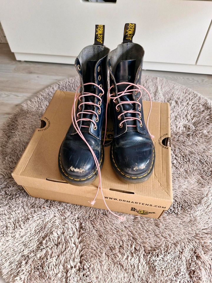 Dr martens doc martens Stiefel pascal blau punk in Karlsruhe