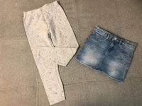 H&M Jeans-Rock Dark-Denim Glitzer-Stern + Thermo-Leggins grau Nordrhein-Westfalen - Weeze Vorschau