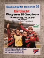 SGE Eintracht Frankfurt Bayern München Spielplakat 1988 Baden-Württemberg - Leimen Vorschau