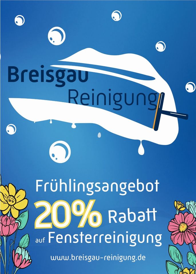 Fensterreinigung/Glassreinigung & Terrassenreinigung in Bad Krozingen