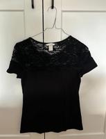 Basic T-Shirt mit Spitze Baden-Württemberg - Mannheim Vorschau