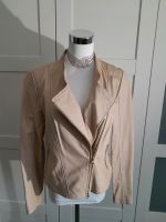 Bikerjacke  Jacke Echtleder cremefarben Gr.38 Bayern - Ingolstadt Vorschau