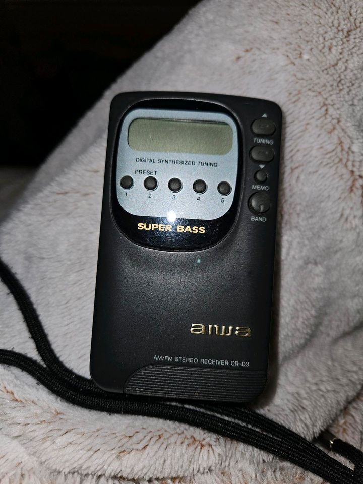 Vintage Aiwa CR-D3 Radio Receiver FM/AM Stereo 90 jahre in Neumünster