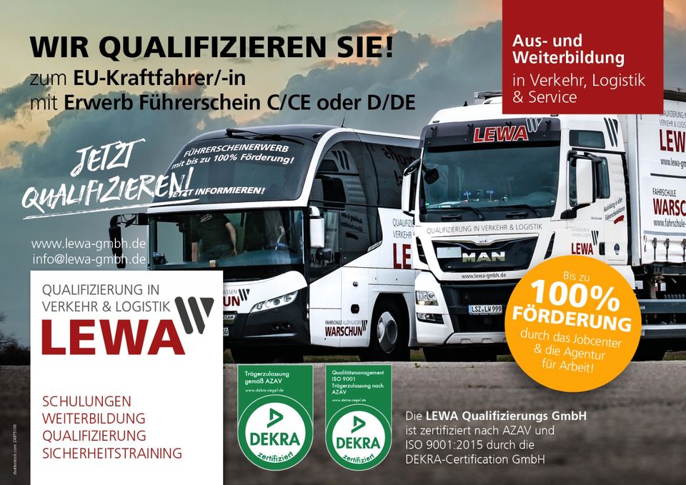 Ausbildung Bus / LKW Fahrer in Mannheim mit Führerschein [MA] in Mannheim