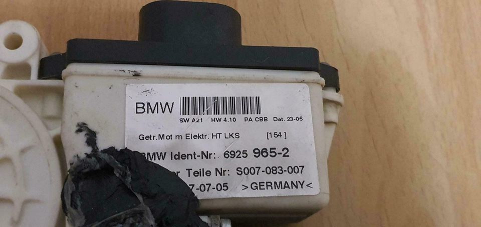 Fensterheber HL hinten 69259652 BMW X3 E83.Fensterhebermotor HL in Laufeld