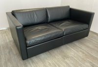 Walter Knoll Ledercouch schwarz Zweisitzer Couch Leder LW Bayern - Niedernberg Vorschau