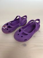 Crocs Sandalen C 10 Lila Mädchen  27 a 28 guter Zustand. Bayern - Lehrberg Vorschau