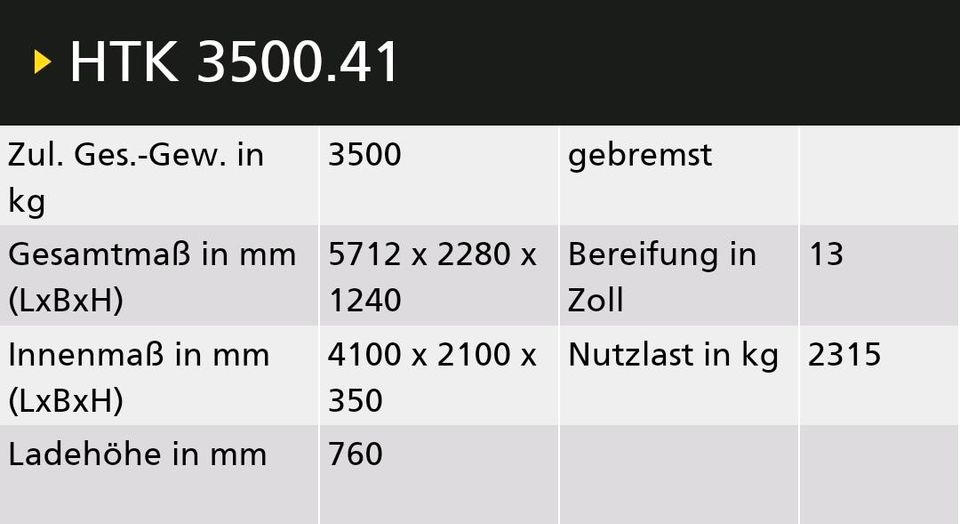 PKW Anhänger Dreiseitenkipper 3-Seiten Kipper 3500kg zu vermieten in Nübbel