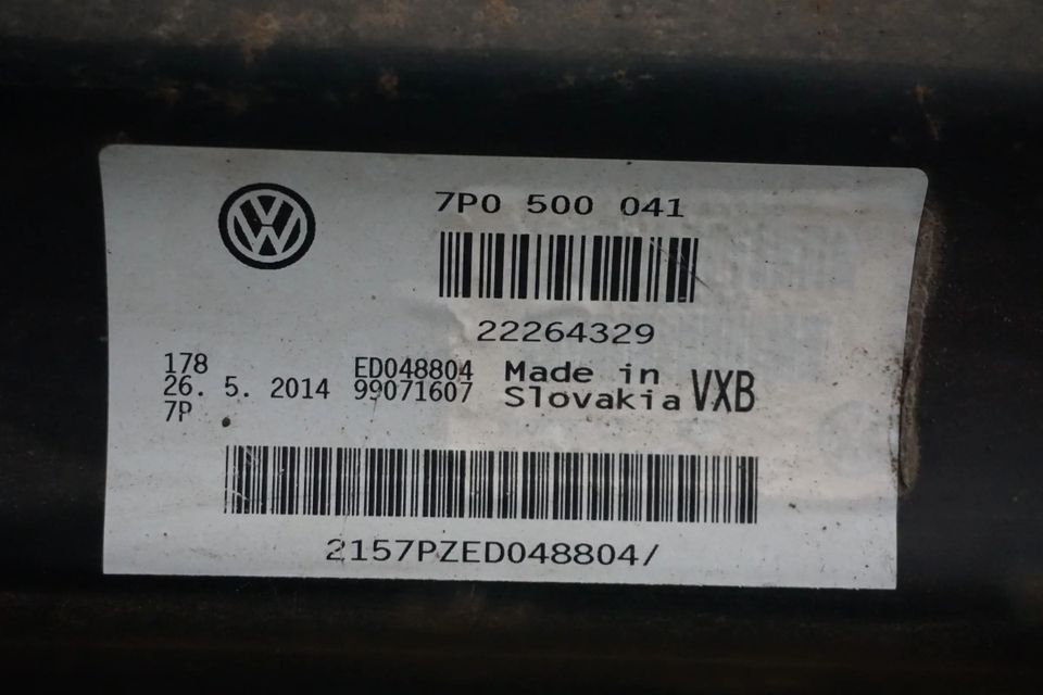 VW Touareg 7P Bj.13 original Hinterachse Aggregateträger hinten in Wurzen