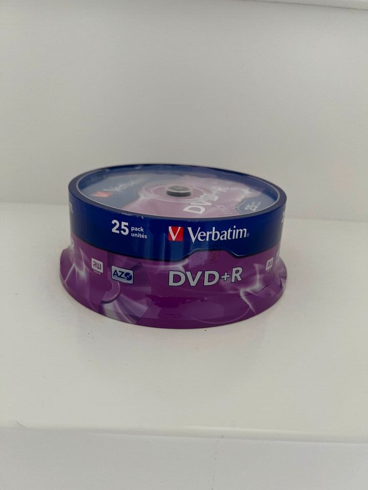 OVP Verbatim DVD Rohlinge auf Spindel 25 Stück DVD+R 4,7 GB/16x in Leonberg