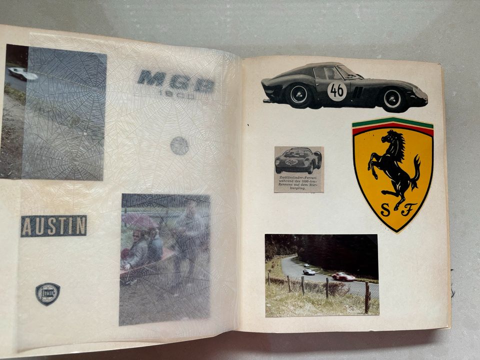 Motorsport Fotoalbum 1963 mit Programmheften usw. in Monheim am Rhein