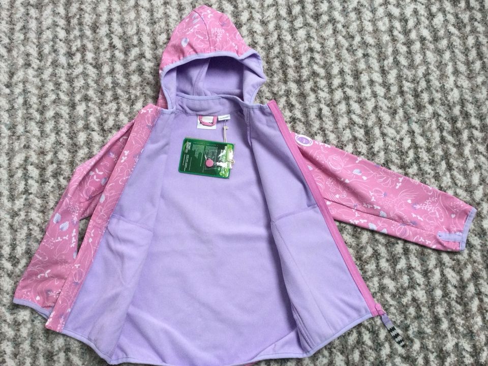 Racoon Mädchen Softshelljacke, rosa/flieder, Gr. 116 neu in Stolberg (Rhld)