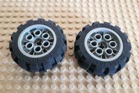 2x Lego Technic Technik, 2 Räder Rad Reifen 20x30, graue Felge Baden-Württemberg - Karlsruhe Vorschau