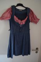 Jeans Trachtenkleid kurz Gr. 42 Bayern - Langweid am Lech Vorschau