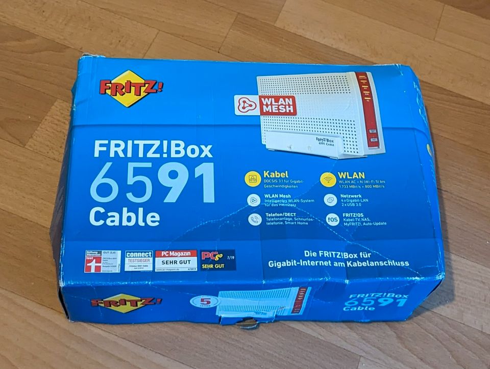FRITZ!Box 6591 Cable #wlan #router #telefon #media in Hamburg