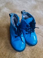 Stylische lack boots stiefel blau gr. 26 dinimigi Sachsen - Schneeberg Vorschau