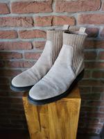Stiefelette von Unisa, gr.39, beige, wie neu, Leder+Stoff Niedersachsen - Elmlohe Vorschau