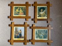 Kunstdrucke in Holzrahmen 4 Bilder Rembrandt Vermeer Steen Hals Saarland - Friedrichsthal Vorschau