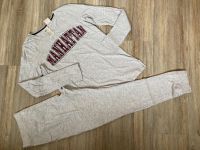 2tlg H&M Schlafanzug Pyjama langarm grau Aufdruck Gr 170 Dresden - Leuben Vorschau