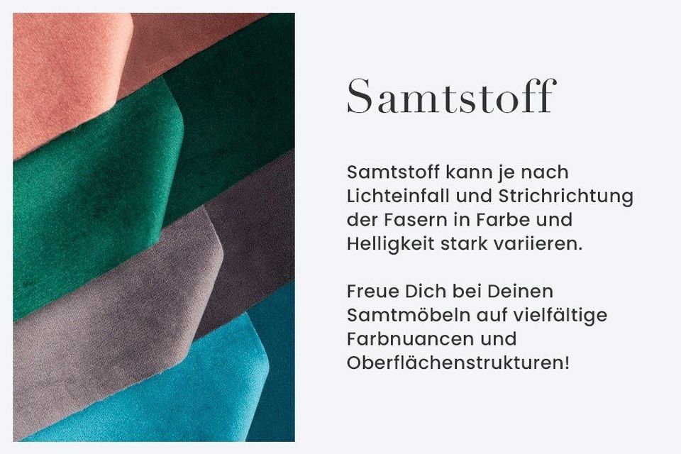 Design Sitzbank |Samt | schwarze Metallbeine Neu in Kolbermoor