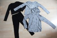 Paket Shirts Pulli Leggings crop grau schwarz Stern 146 152 H&M Müritz - Landkreis - Rechlin Vorschau