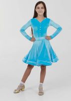 Ballroom Tanzkleid/Turnierkleid Standard/Latein Stretch-Velours Bayern - Lachen Vorschau