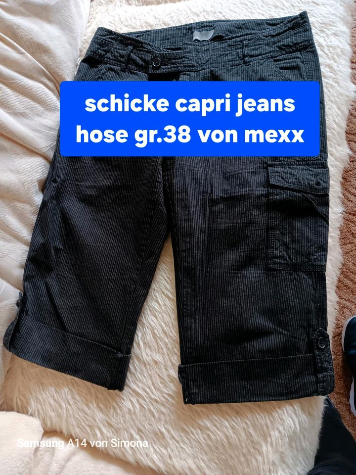 Verkaufe schicke capri hose von mexx gr.38 für nur 15 Euro in Sömmerda