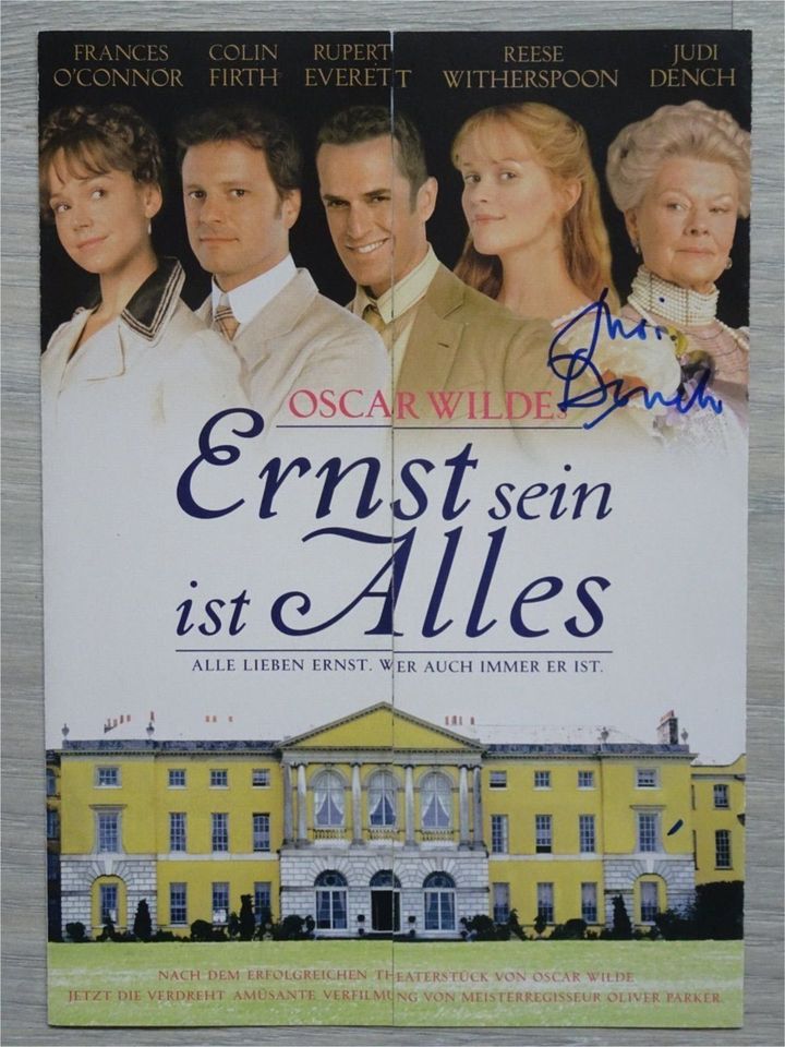 Autogramm Set Naomie Harris + Judi Dench (u.a. James Bond Craig) in Bad Birnbach