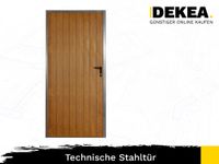 Eingangstür Tür Stahltür nach Maß Schlupftür Innentür für Gartenhaus Garage Goldene Eiche 80x150 cm Außentür Holzlacke Technischetür Metalltür Dresden - Wilsdruffer Vorstadt/Seevorstadt-West Vorschau