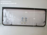 Wilk-Wohnwagenfenster Roxite 94 D399 Polyplastic ca 151 x 63  bzw Hessen - Schotten Vorschau