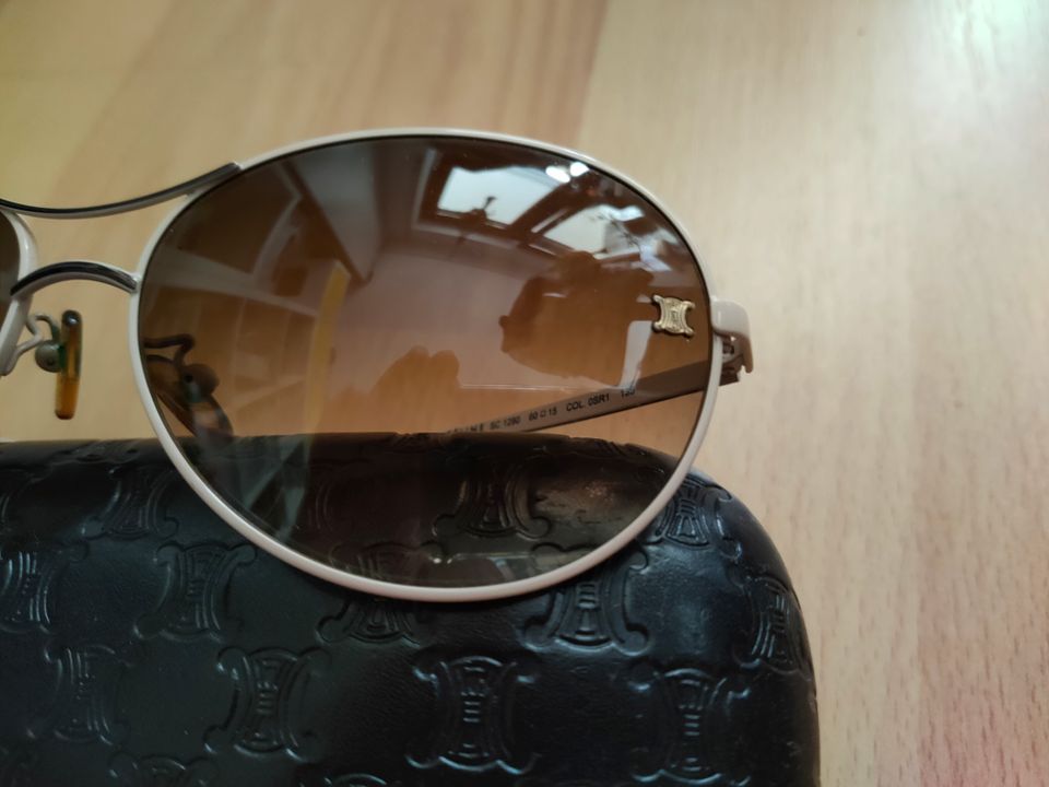 CÉLINE elegante Sonnenbrille 100% Original Vintage Piece Beige in Plochingen