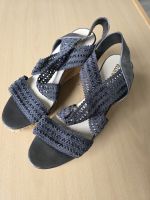 Blue Cox offene Sandalen mit Absatz Stoff, Kork Taupe Größe 41 Hessen - Schwalbach a. Taunus Vorschau