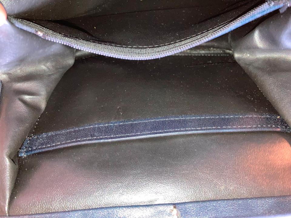 Handtasche von "Star Modell" Vintage dunkelblau NEU 70er Leder in Ingelheim am Rhein