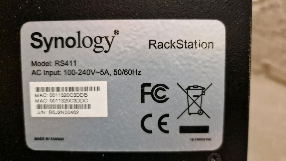 ✅️ Synology Rackstation RS411 in Berlin