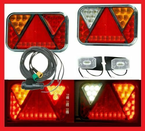 2 LED Rückleuchten Anhänger - LED Anhängerbeleuchtung Set