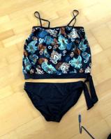 NEUER schwarzbuntgemusterter Oversize Tankini Größe 40 Kr. München - Neubiberg Vorschau