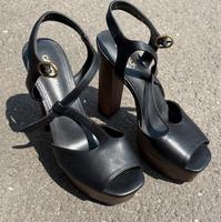 schwarz braun Plateau High Heels 39 Catwalk Niedersachsen - Northeim Vorschau