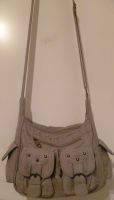 Damen Handtasche Tasche Shopper Umhängetasche Querschultern Taupe Sachsen-Anhalt - Halberstadt Vorschau