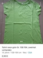 Tshirt neon grün Gr. 158, 2x vorhanden Zwilling Kr. Altötting - Mehring Vorschau