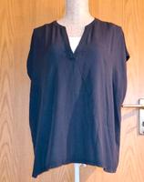 S.Oliver Damen-Blusen-Top Gr XL marineblau kurzarm Sachsen - Glauchau Vorschau