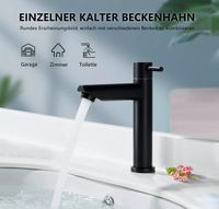 Schwarz Kaltwasser Standventil Armatur Wasserhahn Bad Waschtisch Hessen - Bebra Vorschau