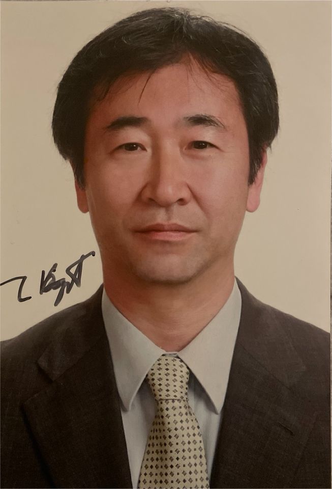 Takaaki Kajita - Original Autogramm Nobelpreis Physik in Duisburg