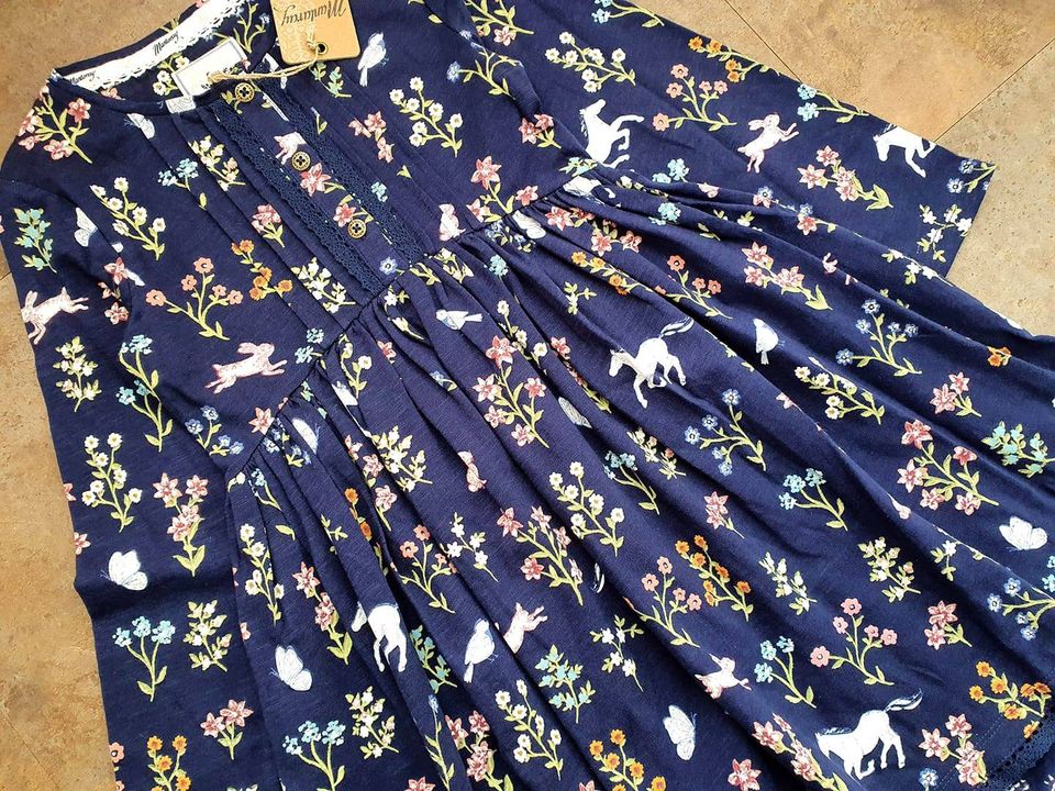 Mantaray Kleid Pferd Hase Spitze blau neu 9-10/134-140 littlebee in München