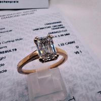 SONDERPREIS! Ring Diamant 1.22ct D/VS1 CVD 585 Gold + Zertifikat Nordrhein-Westfalen - Siegen Vorschau