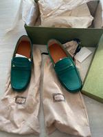Gucci Ayrton Slipper Mokassins Drivers Loafers Grün Gr. 41 Lindenthal - Köln Lövenich Vorschau